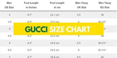 gucci toddler shoes size chart|Gucci kids size chart.